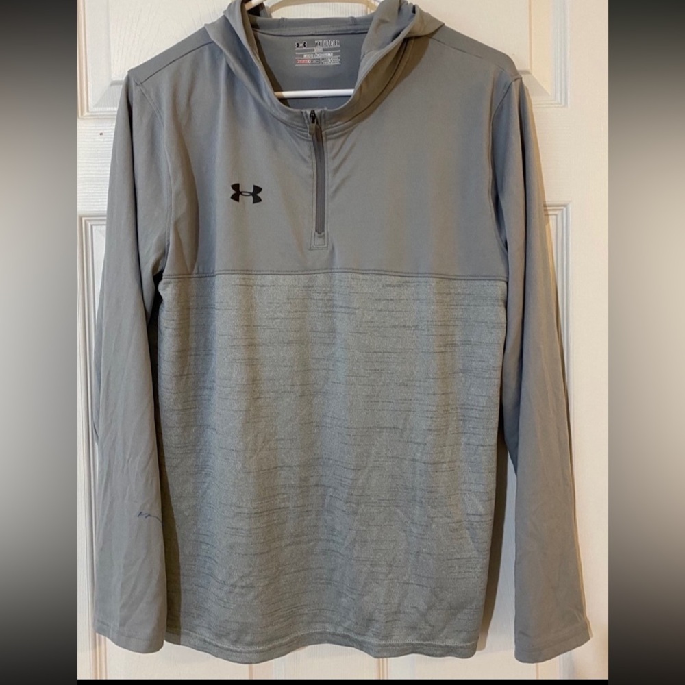 Under Armour Heatgear Gray Pullover Hoodie YXL